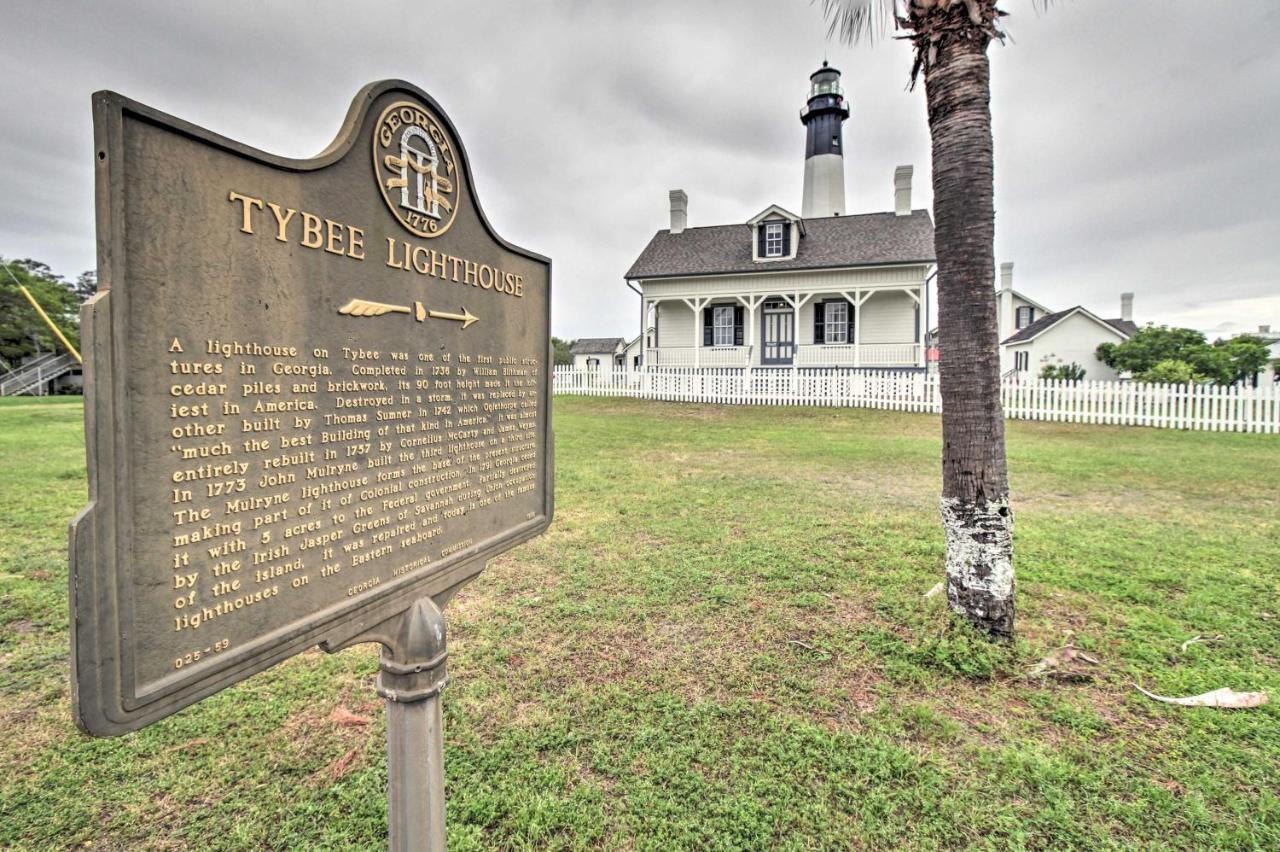 Ideally Located Luxe Beach House On Tybee Island Villa Exteriör bild