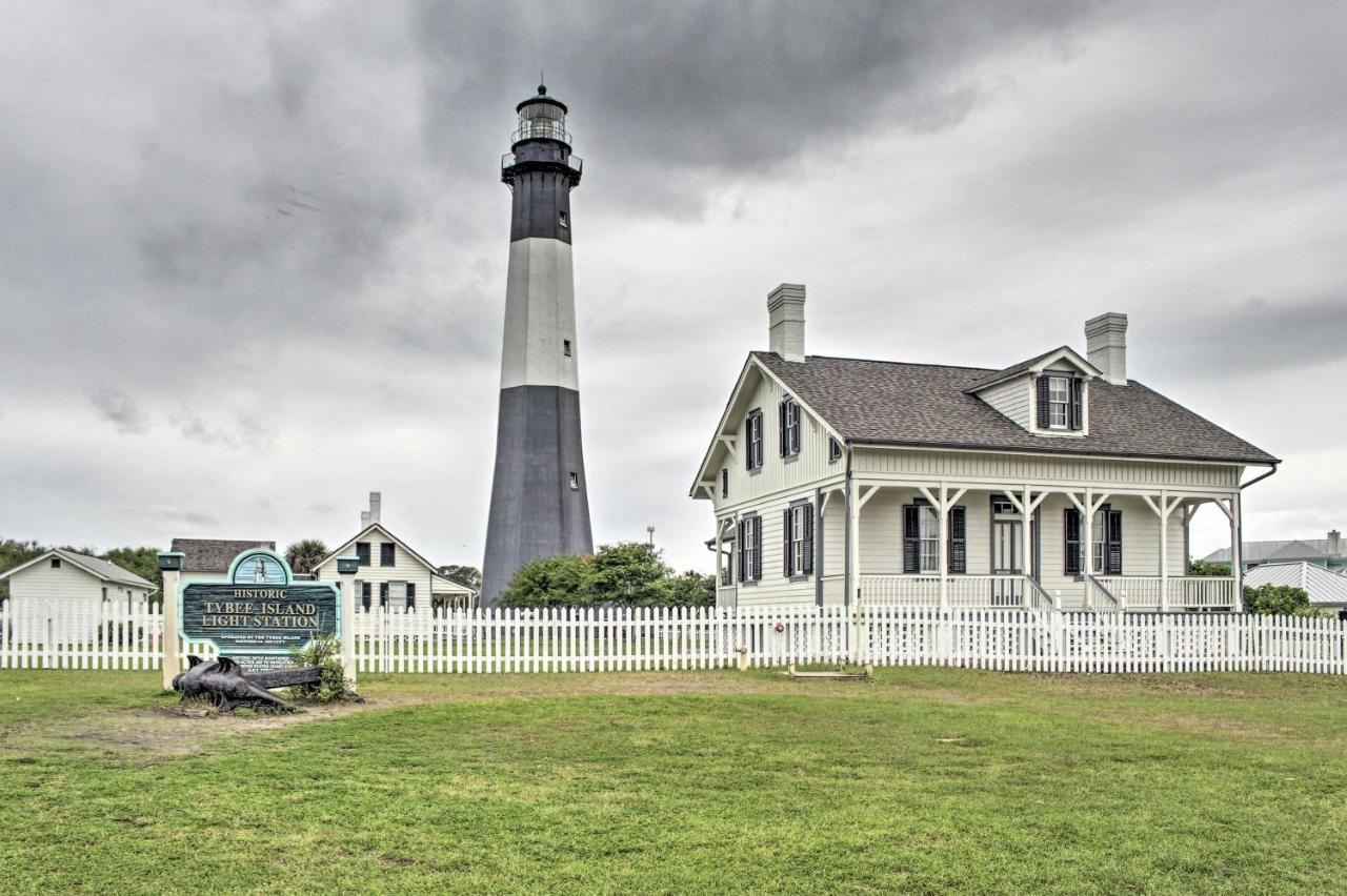 Ideally Located Luxe Beach House On Tybee Island Villa Exteriör bild